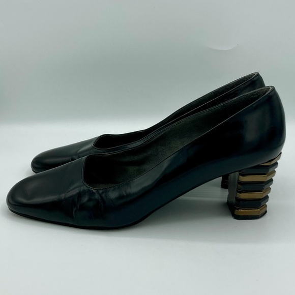 Vintage Stuart Weitzman Leather Pumps - Picture 1 of 11